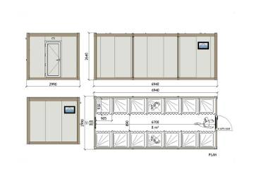 KWD 141 Shower Container
