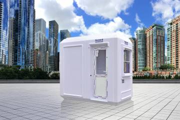 Portable Toilet & Guard Wc 5′ x 9′